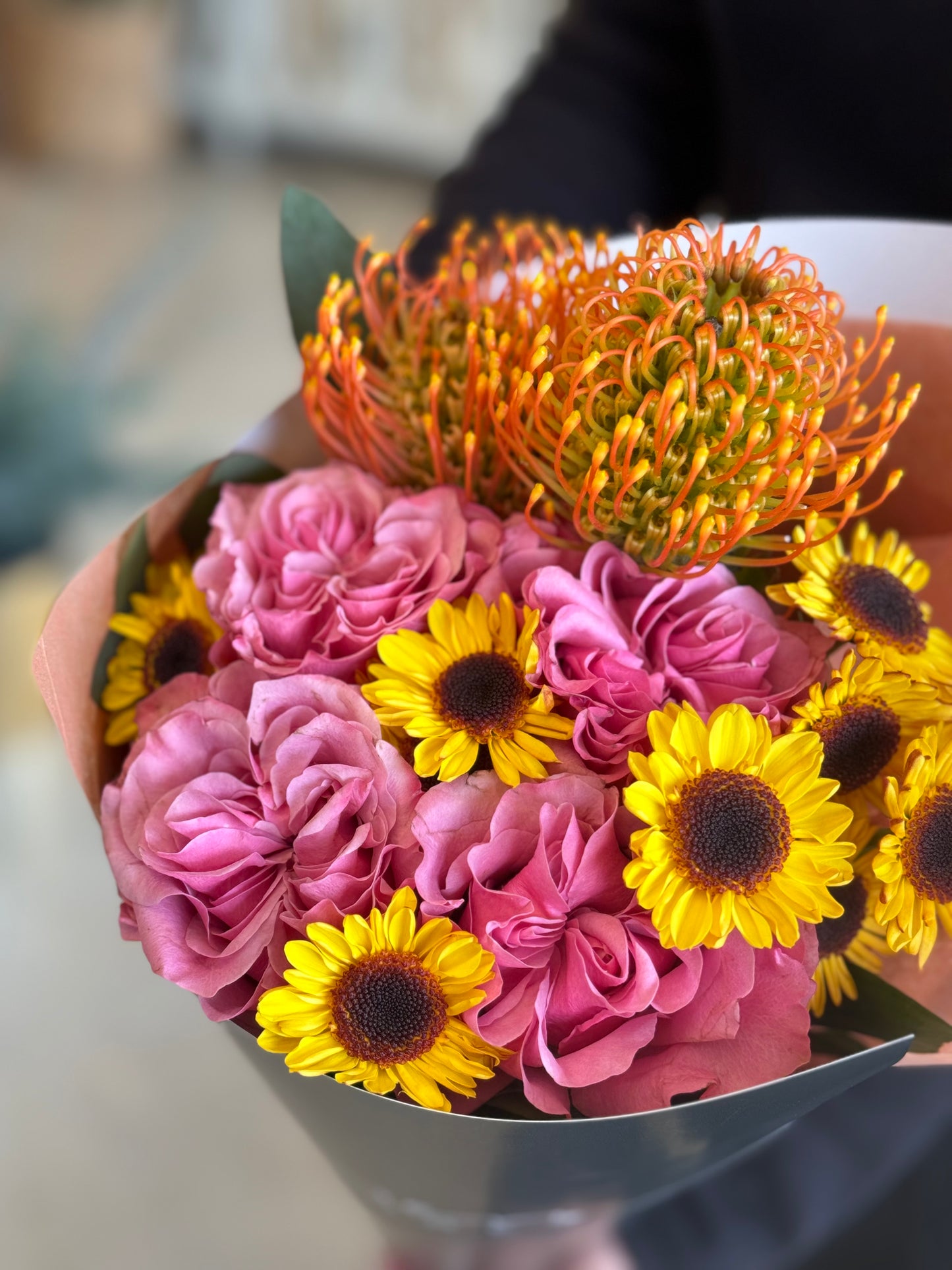 Sunny Pink Bouquet