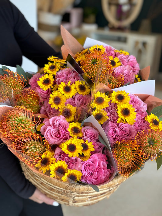 Sunny Pink Bouquet