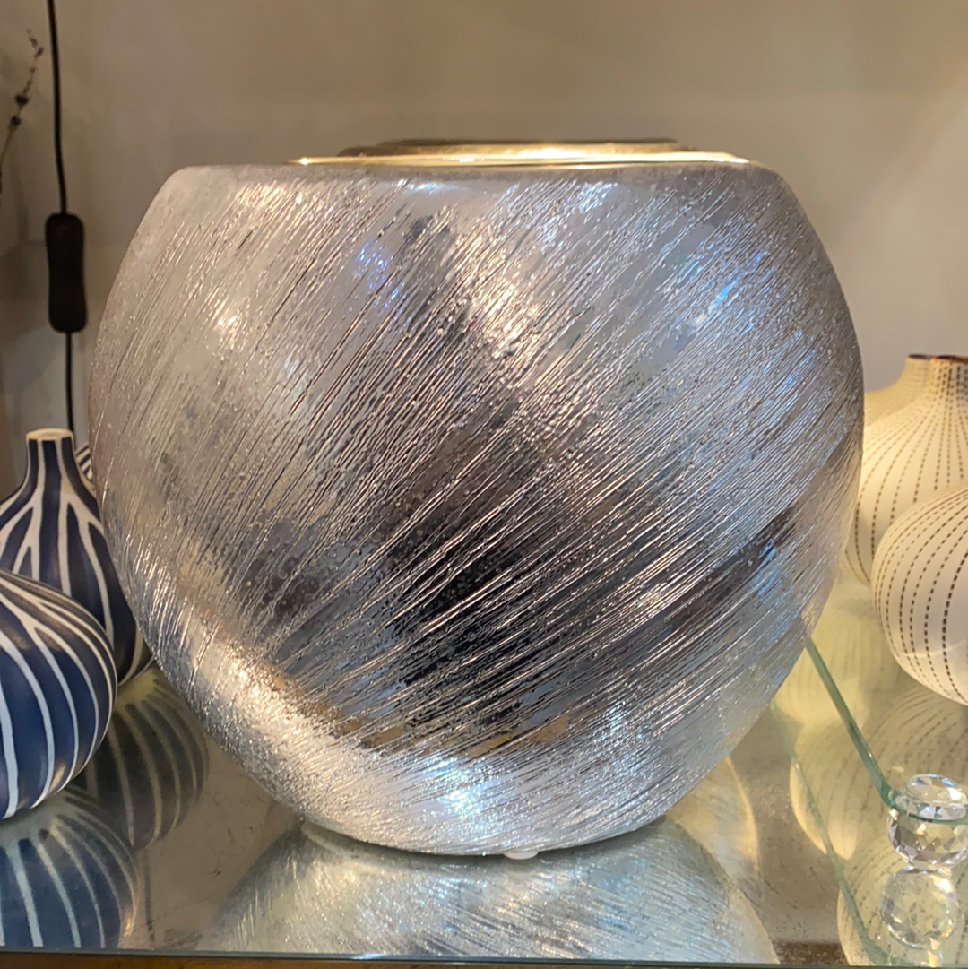 Silver Moon Vase