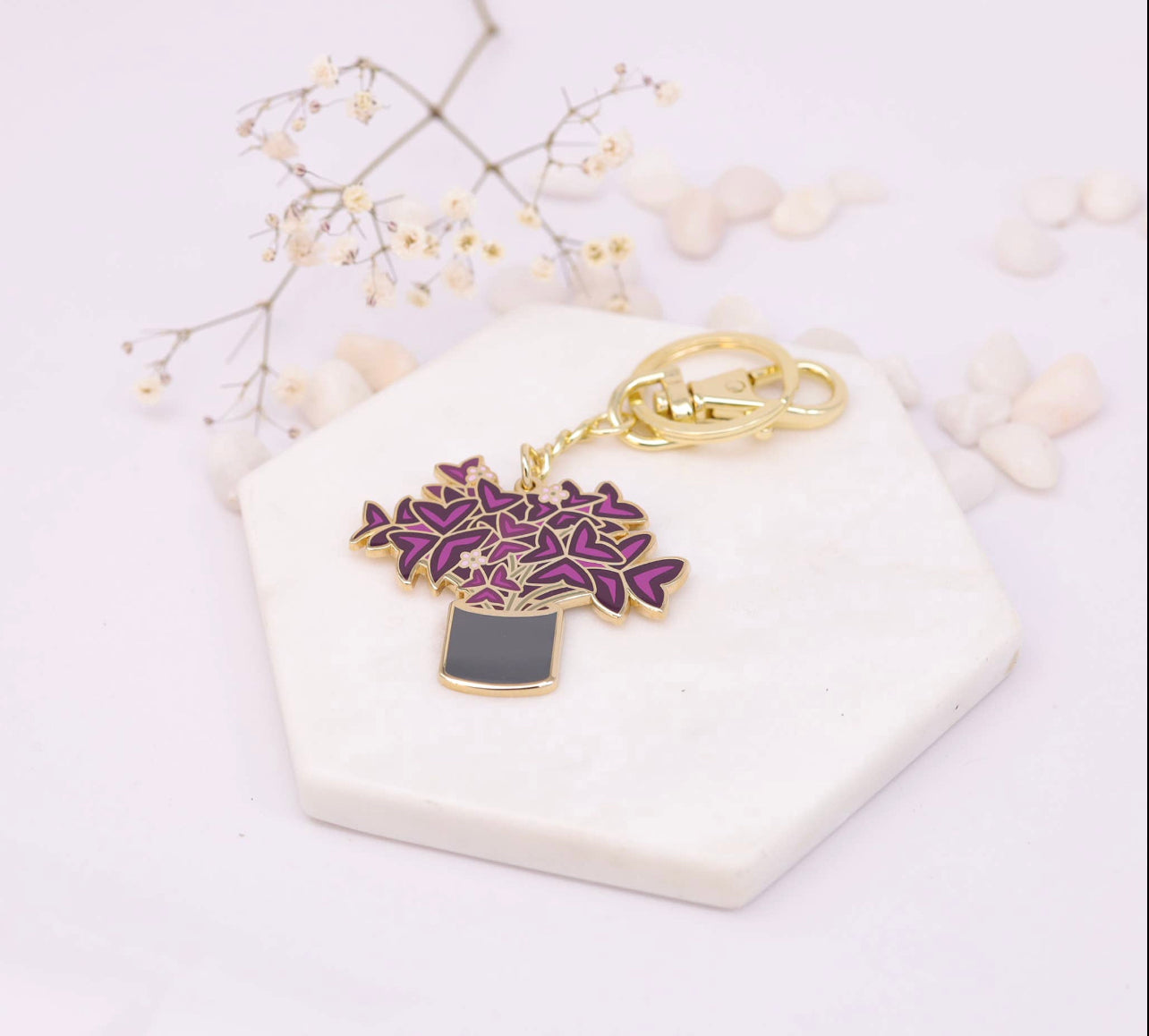 Oxalis Keychain